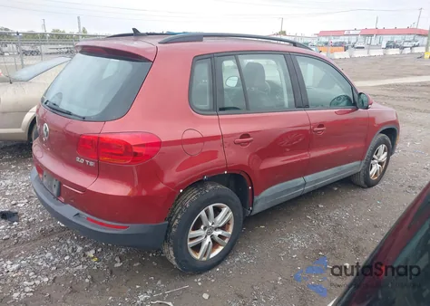 2015 Volkswagen Tiguan S from USA, damaged, VIN WVGAV7AXXFW014869